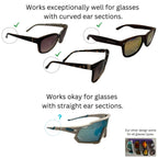 Surfboard Shaped Sunglasses Holder - Surfs Up - Stay Organized - Declutter - Beach Ready - Wall Mount