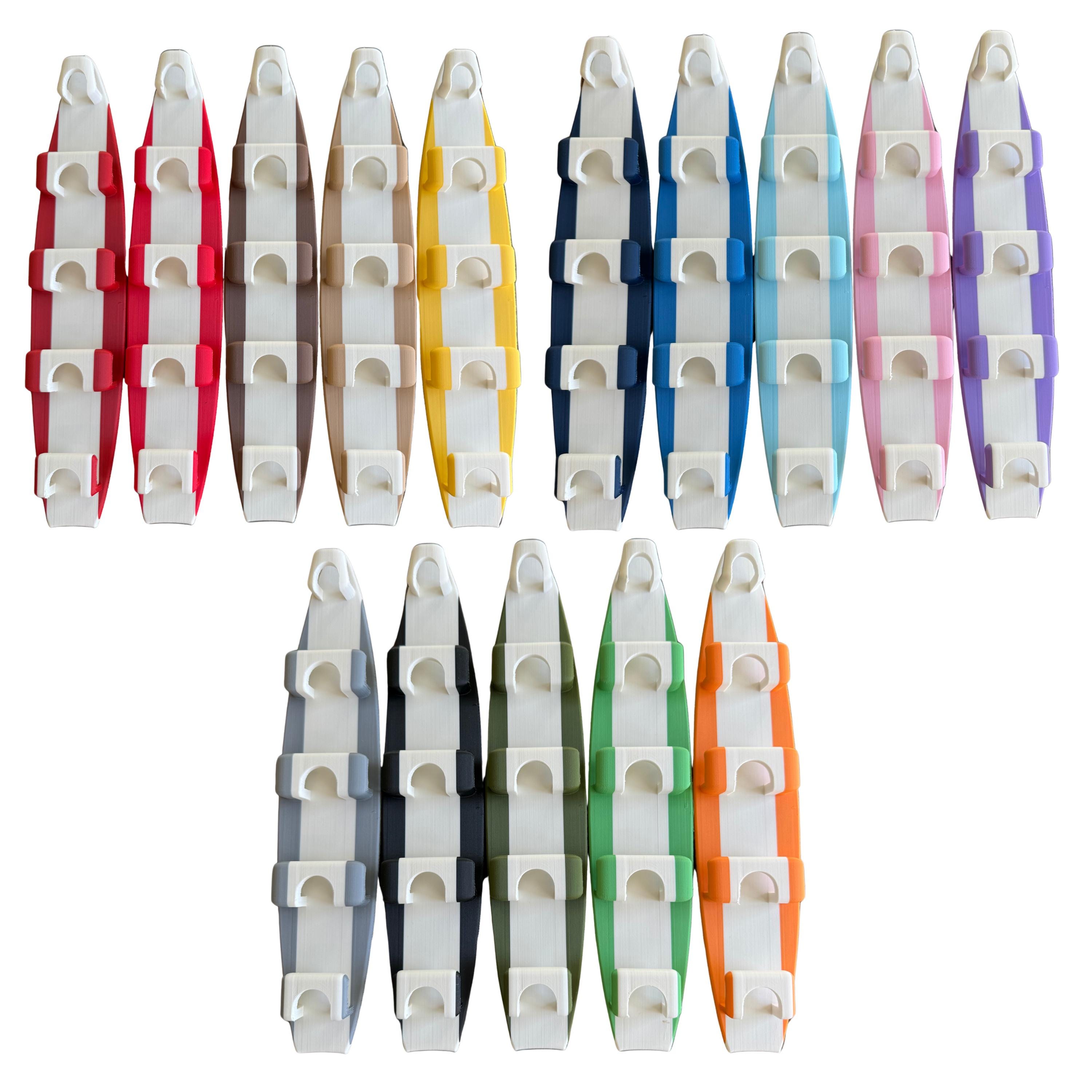 Surfboard Shaped Sunglasses Holder - Surfs Up - Stay Organized - Declutter - Beach Ready - Wall Mount