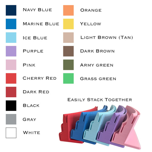 Playing Card Holder for Kids and Seniors, Arthritis-Friendly, Hands-Free Rack, Multiple Sizes and Colors