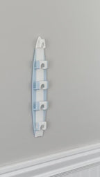 Surfboard Shaped Sunglasses Holder - Surfs Up - Stay Organized - Declutter - Beach Ready - Wall Mount